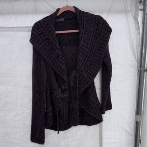 Elsamanda Women's purple  Knit Sweater